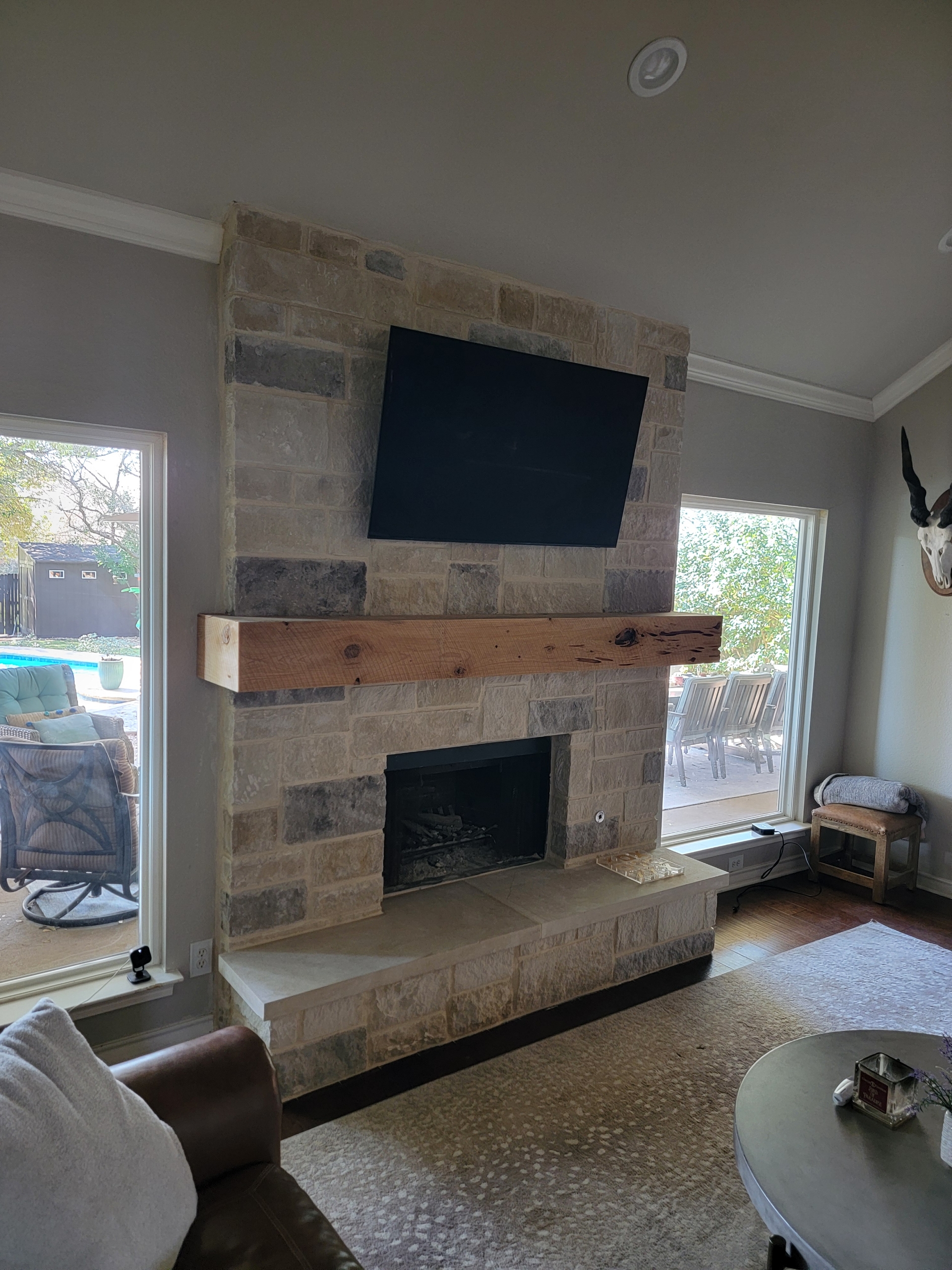 Indoor Fireplace Kit Side View