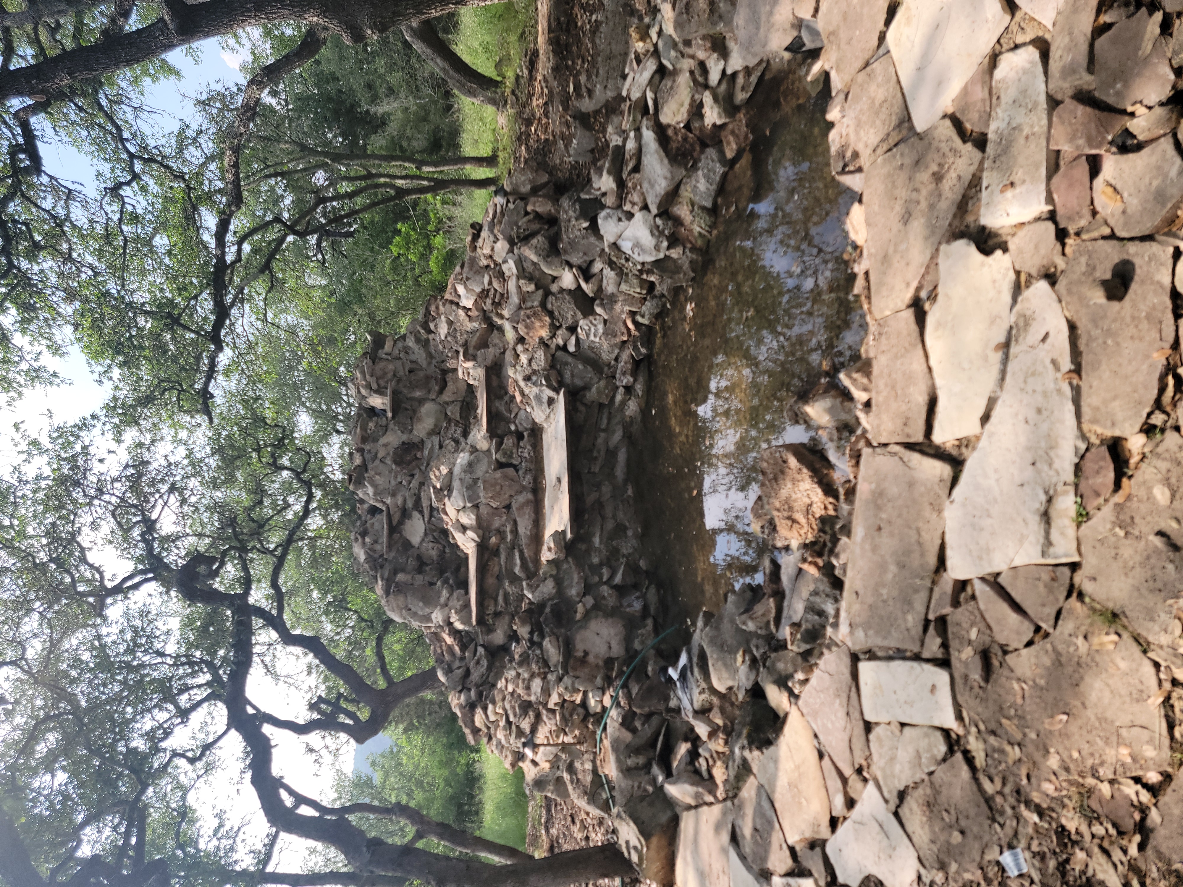 Water Surrounded With Rock